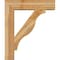 Ekena Millwork Funston Block Rough Sawn Bracket w/ Offset Brace, Western Red Cedar, 8"W x 32"D x 38"H BKT0806X32X38FST05RWR - alternate 4
